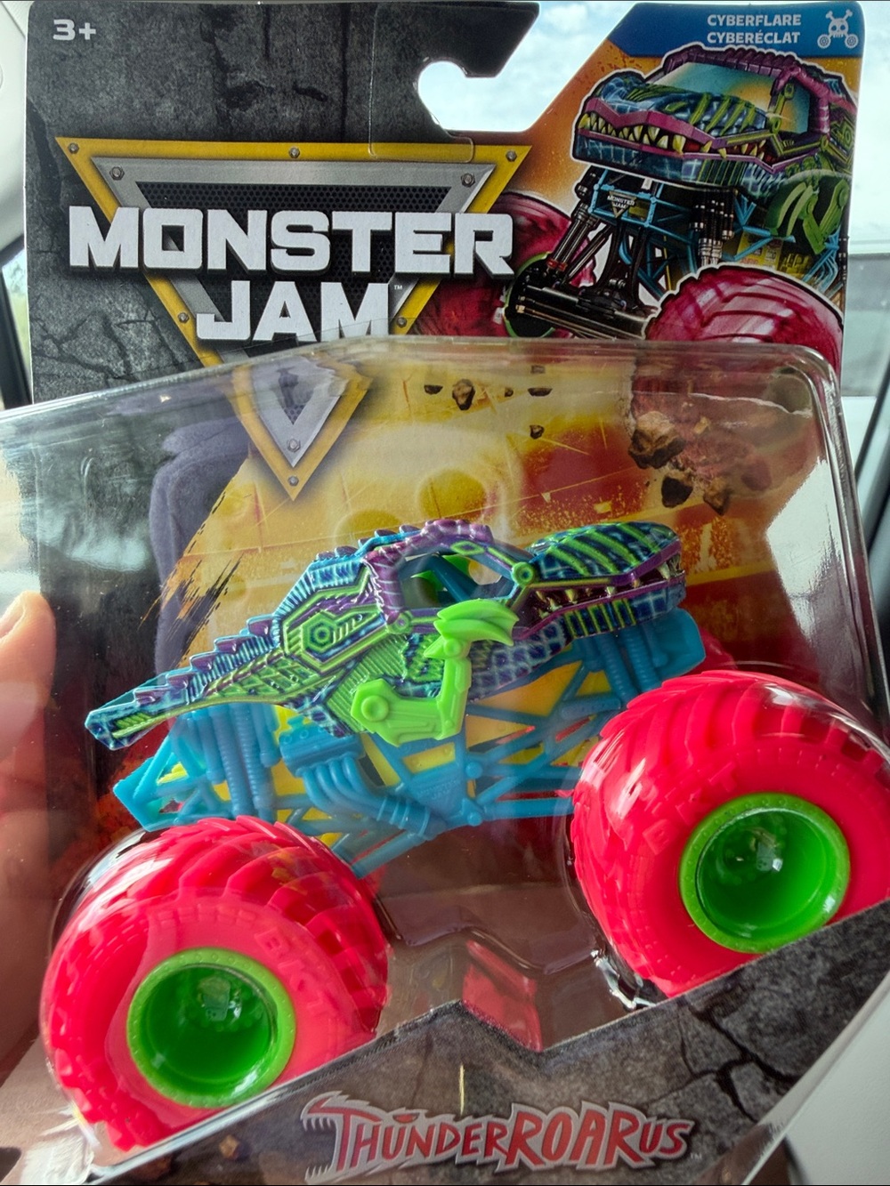 ThunderRoarus Monster Jam Cyberflare Monster Truck Toy